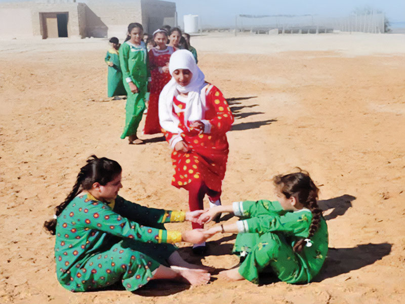 الألعاب الشعبية  للفتيات في مدينة الموصل